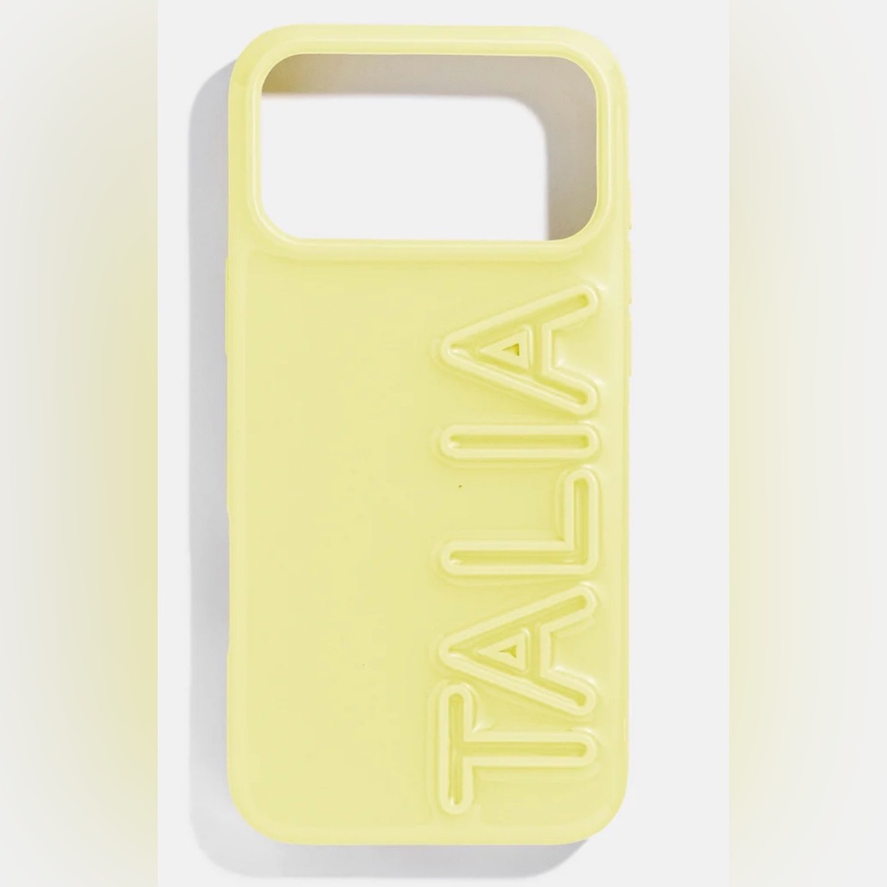 BaubleBar Fine Line Custom iPhone 15 ProMax Case ‘KA’